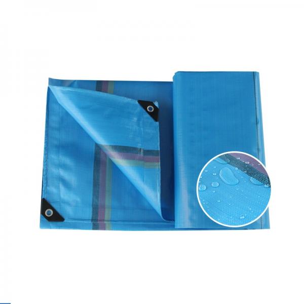 220g double blue and red strip manufacturers direct shade cloth