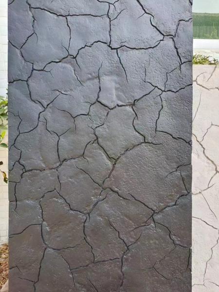 cracked shaped cement board