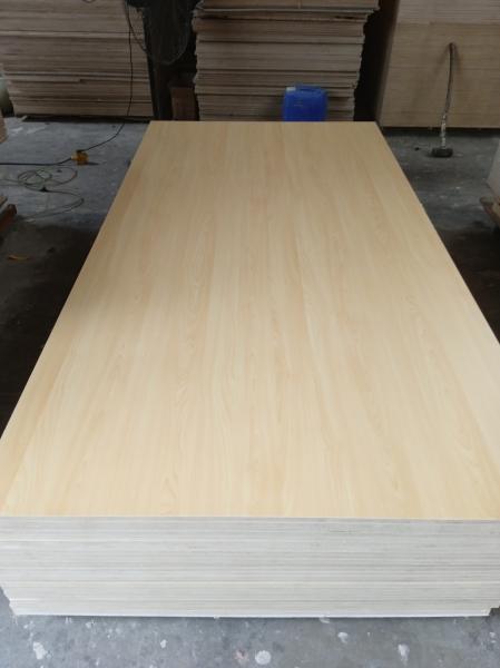 white melamine paper laminated plywood for furniture and cabinet