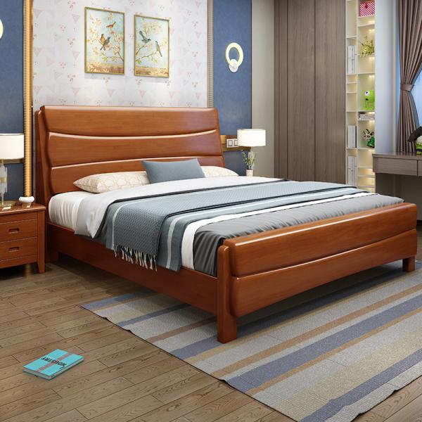 chinese solid wood bed